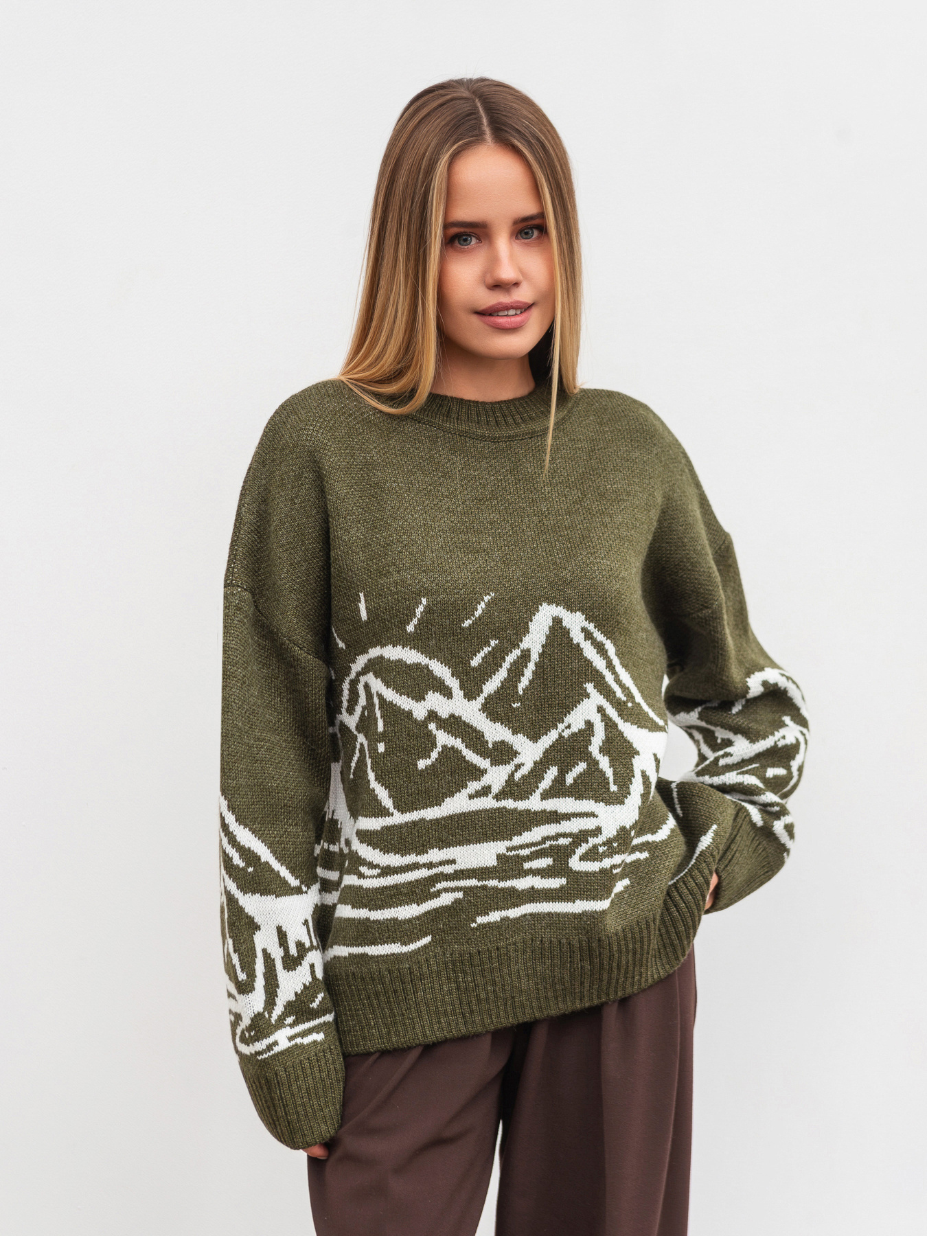 Свитер "Шепит" Romashka модель 399011803032 Фото