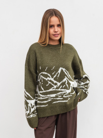 Свитер "Шепит" Romashka модель 399011803032 Фото