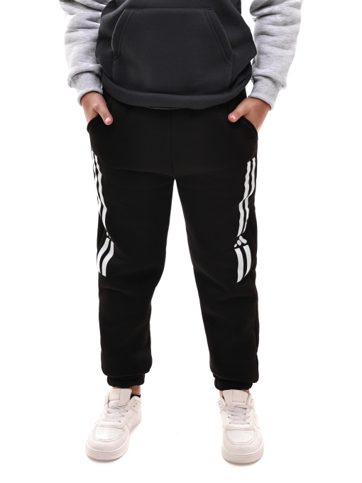 Брюки спортивные для мальчика подростка Чёрный LIKE модель 707876 Фото