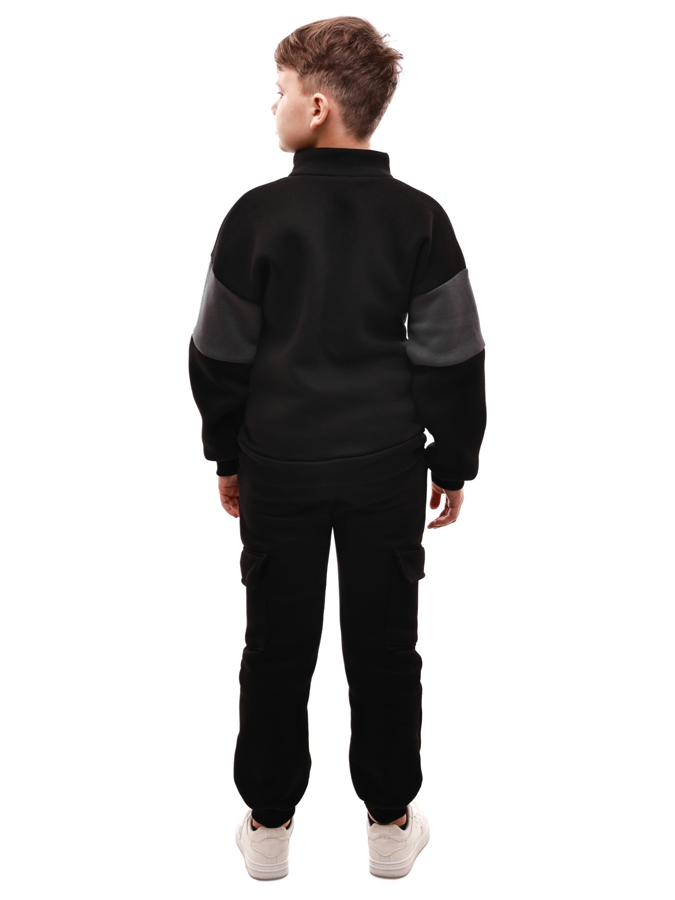 Костюм спортивний для хлопчика підлітка Чорний STREAM модель 696622 Фото