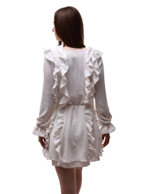 Сукня жіноча Молочний POLIN LINE модель 698553 Фото