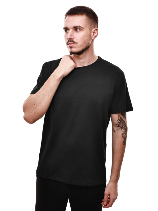 Футболка чоловіча Чорний LUMO модель 688718 Фото