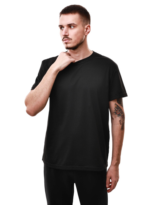 Футболка чоловіча Чорний LUMO модель 692317 Фото