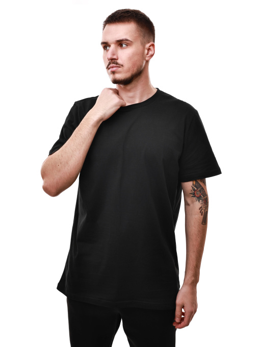 Футболка чоловіча Чорний BEKI модель 694444 Фото