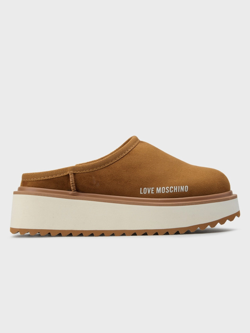 Жіночі коричневі черевики MOSCHINO Love модель JA10466L0NJAW210 Фото