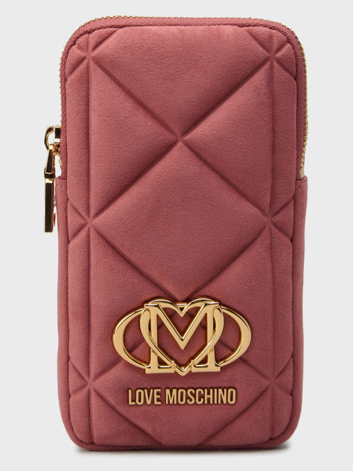 Женская розовая сумка для телефона MOSCHINO Love модель JC5645PP0NKE0611 Женская розовая сумка для телефона MOSCHINO Love модель JC5645PP0NKE0611 Фото