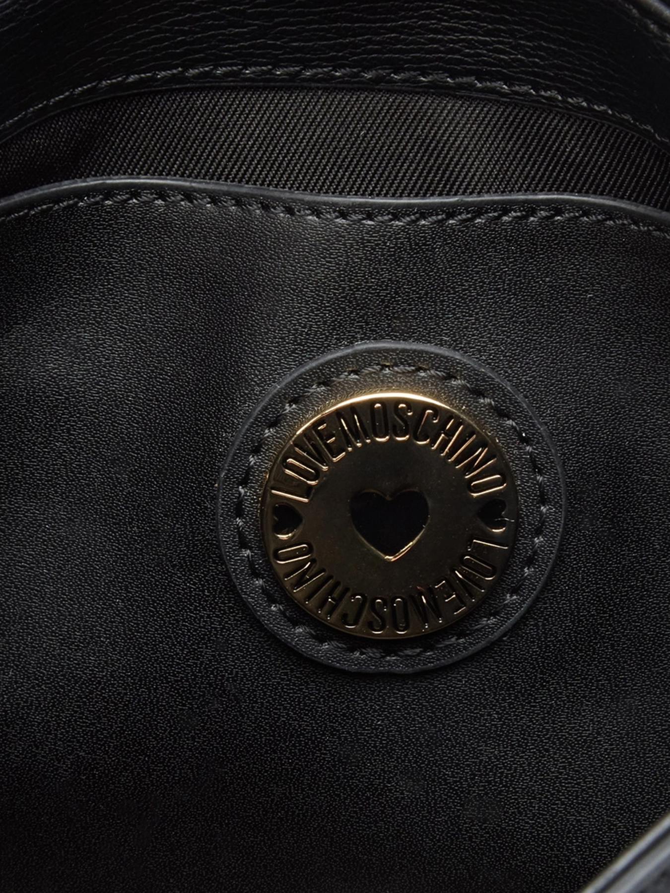 Женская чёрная сумка MOSCHINO Love модель JC4366PP0NKG0000 Фото