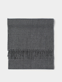 Шарф 180х35 см модель 7608762wer_Темно-серый Фото