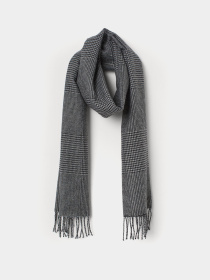 Шарф 180х35 см модель 7608762wer_Темно-серый Фото