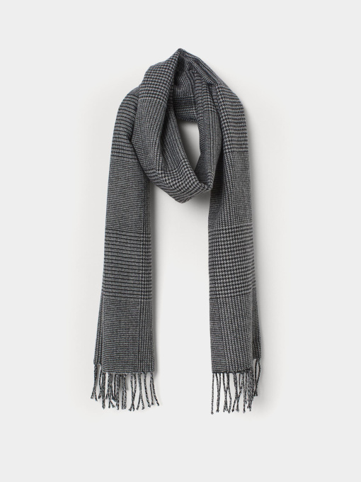 Шарф 180х35 см модель 7608762wer_Темно-серый Фото