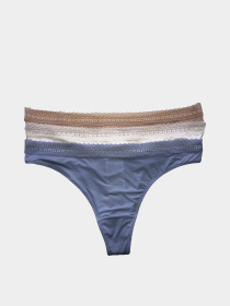 Набор трусов H&M модель 11679167wer_Бело-бежево-голубой Фото