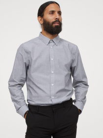 Сорочка H&M модель 7817581sm_Серый Фото