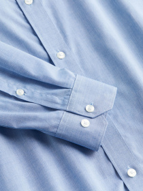 Сорочка повсякденна H&M модель 9772374ral_Светло-синий Сорочка повсякденна H&M модель 9772374ral_Светло-синий Фото