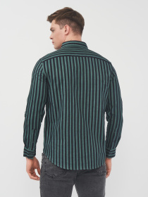 Сорочка H&M модель 6953220abr_черно-зеленый Фото