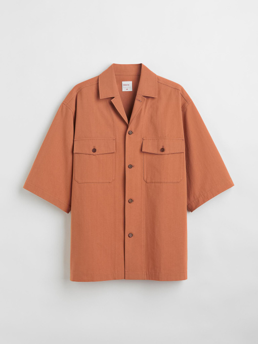 Рубашка H&M модель 1068405ral_Кирпичный Фото