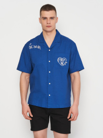 Сорочка повсякденна H&M модель 1073341arl_Синий Сорочка повсякденна H&M модель 1073341arl_Синий Фото