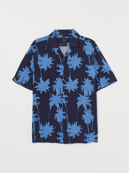 Рубашка H&M модель 6566771wer_Темно-синий Фото