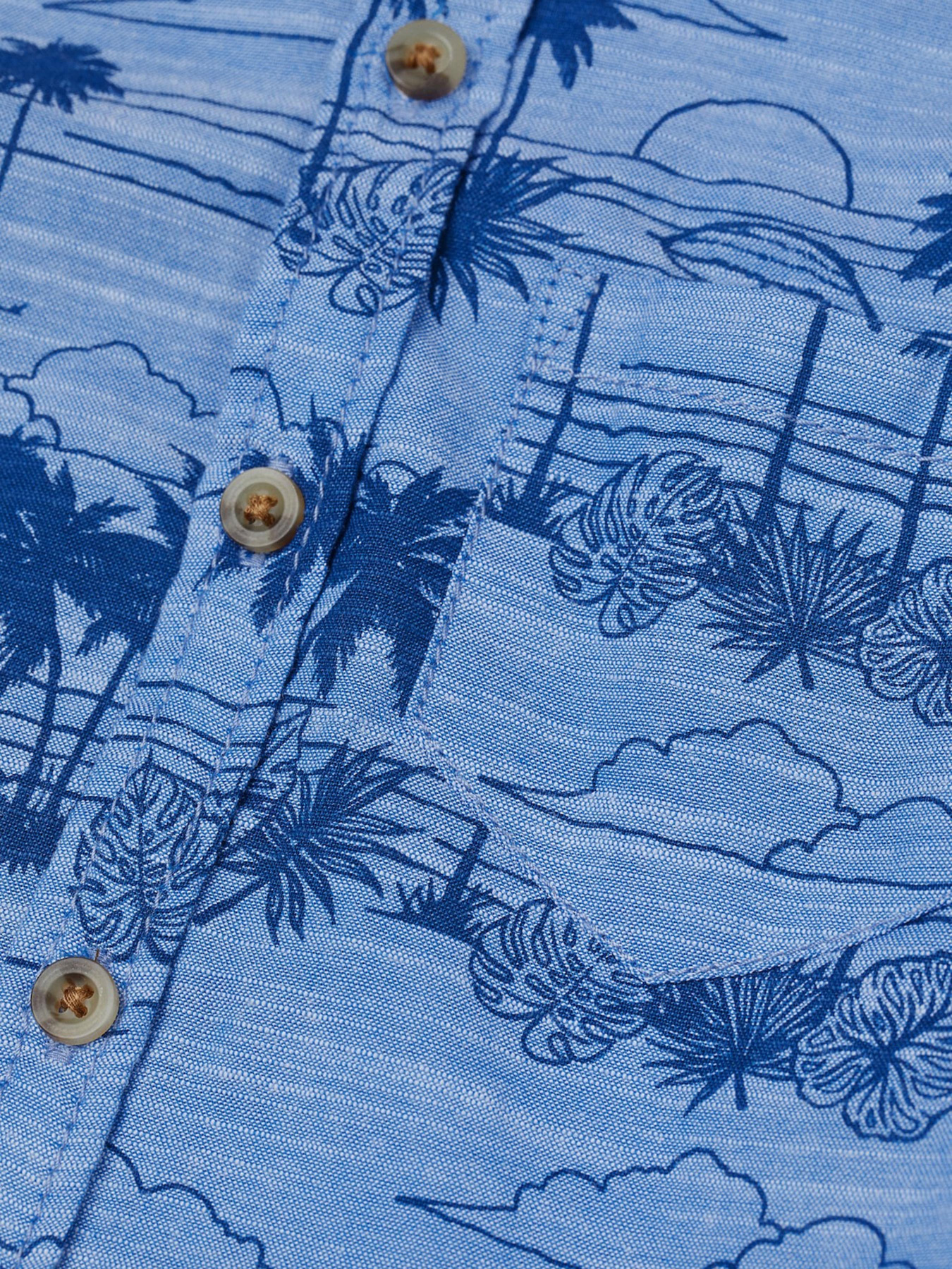 Сорочка H&M модель 9423493kwer_Синий Фото