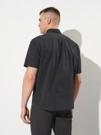 Рубашка повседневная H&M модель 8272671wer_Темно-серый Фото