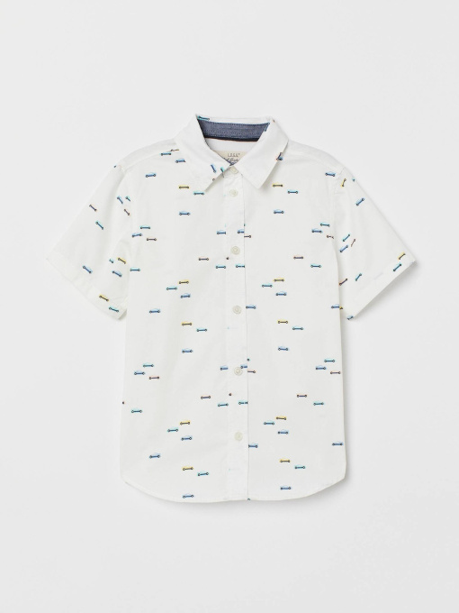 Рубашка H&M модель 8142131kwer_Белый Фото