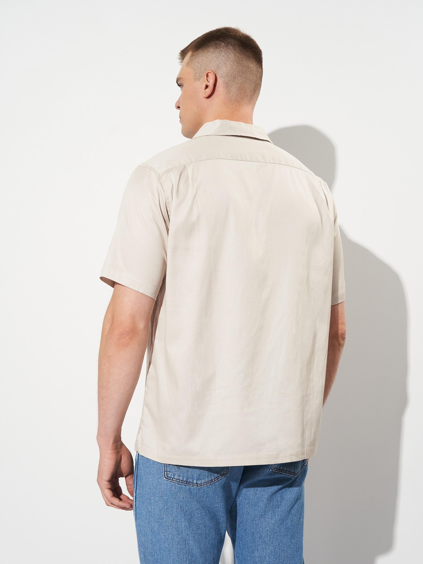 Рубашка H&M модель 9714813wer_Светло-серый Фото