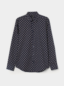 Сорочка повсякденна H&M модель 4596223wer_Темно-синий Фото