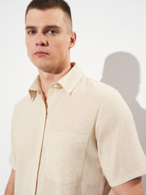 Сорочка H&M модель 1134783wer_Светло-бежевый Фото