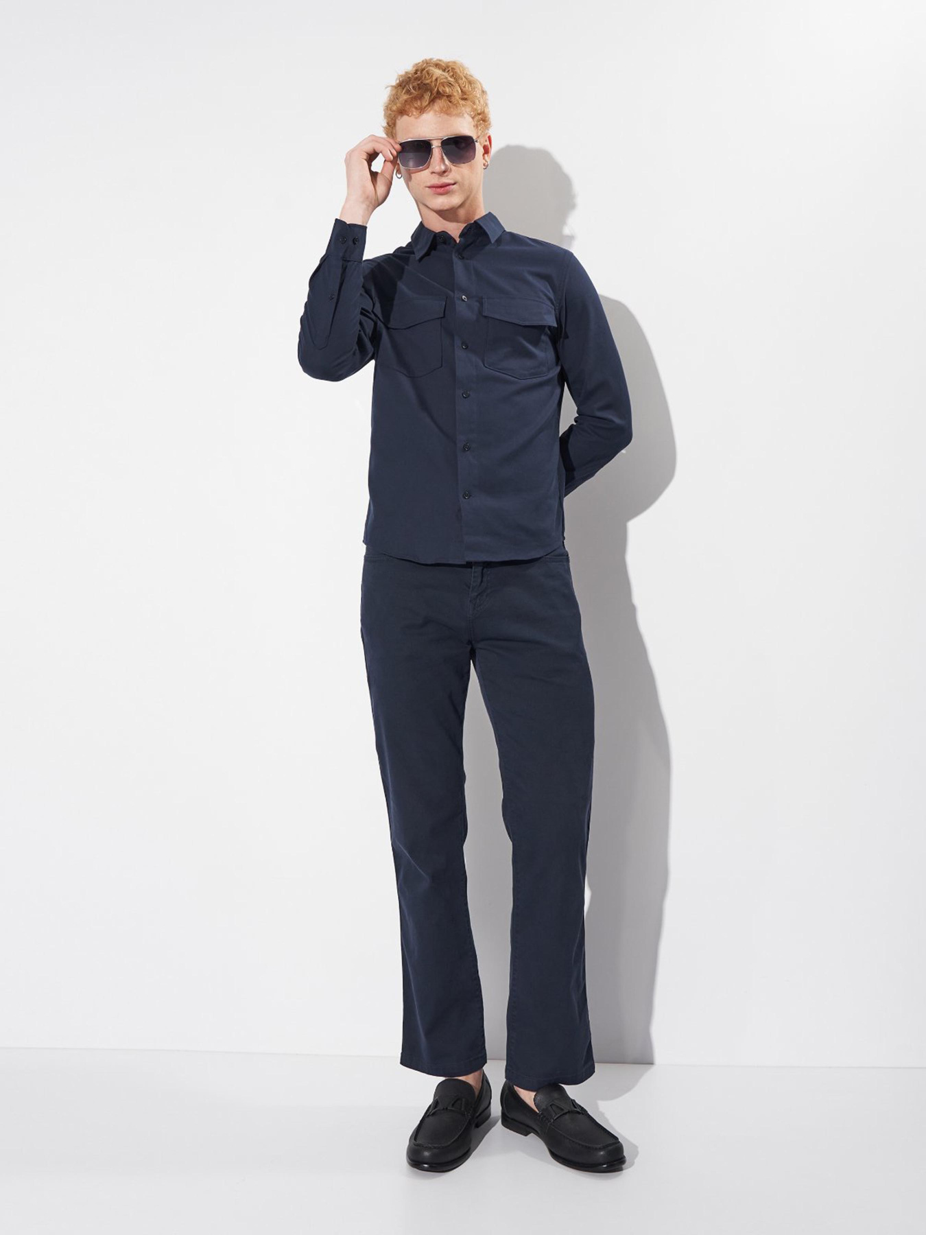 Сорочка H&M модель 8918502wer_Темно-синий Фото