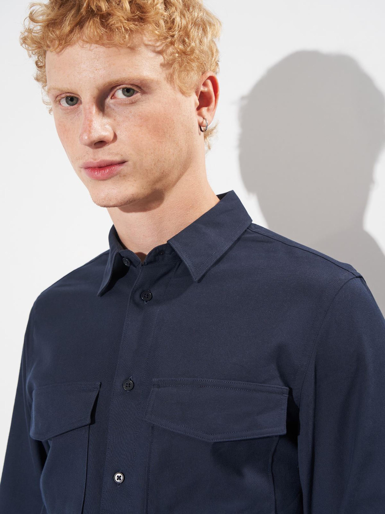 Сорочка H&M модель 8918502wer_Темно-синий Фото