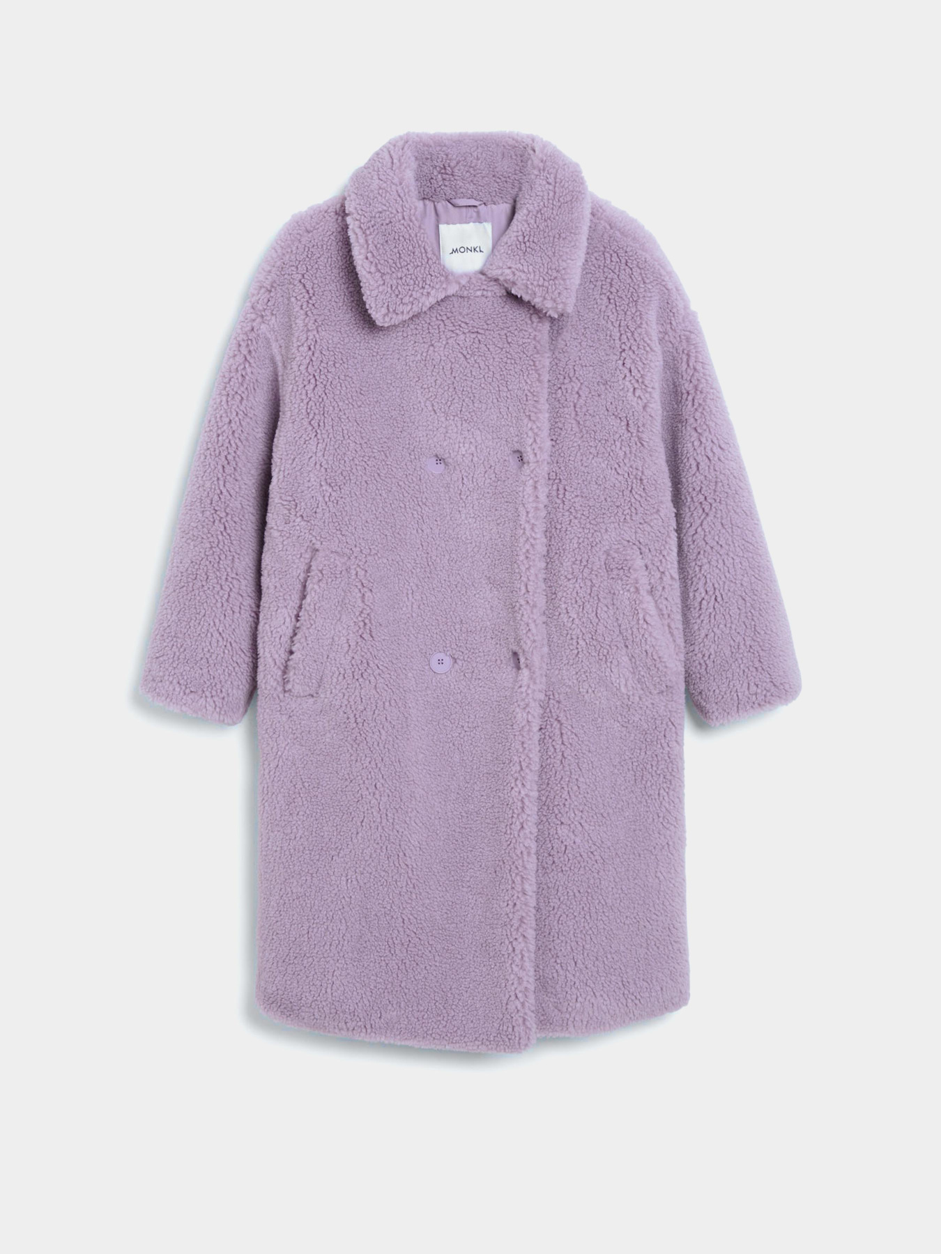 Шуба Monki модель 1014694wer_Лавандовый Фото