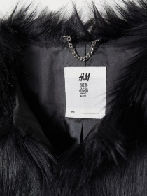 Шуба H&M модель 7662470kwer_Черный Фото