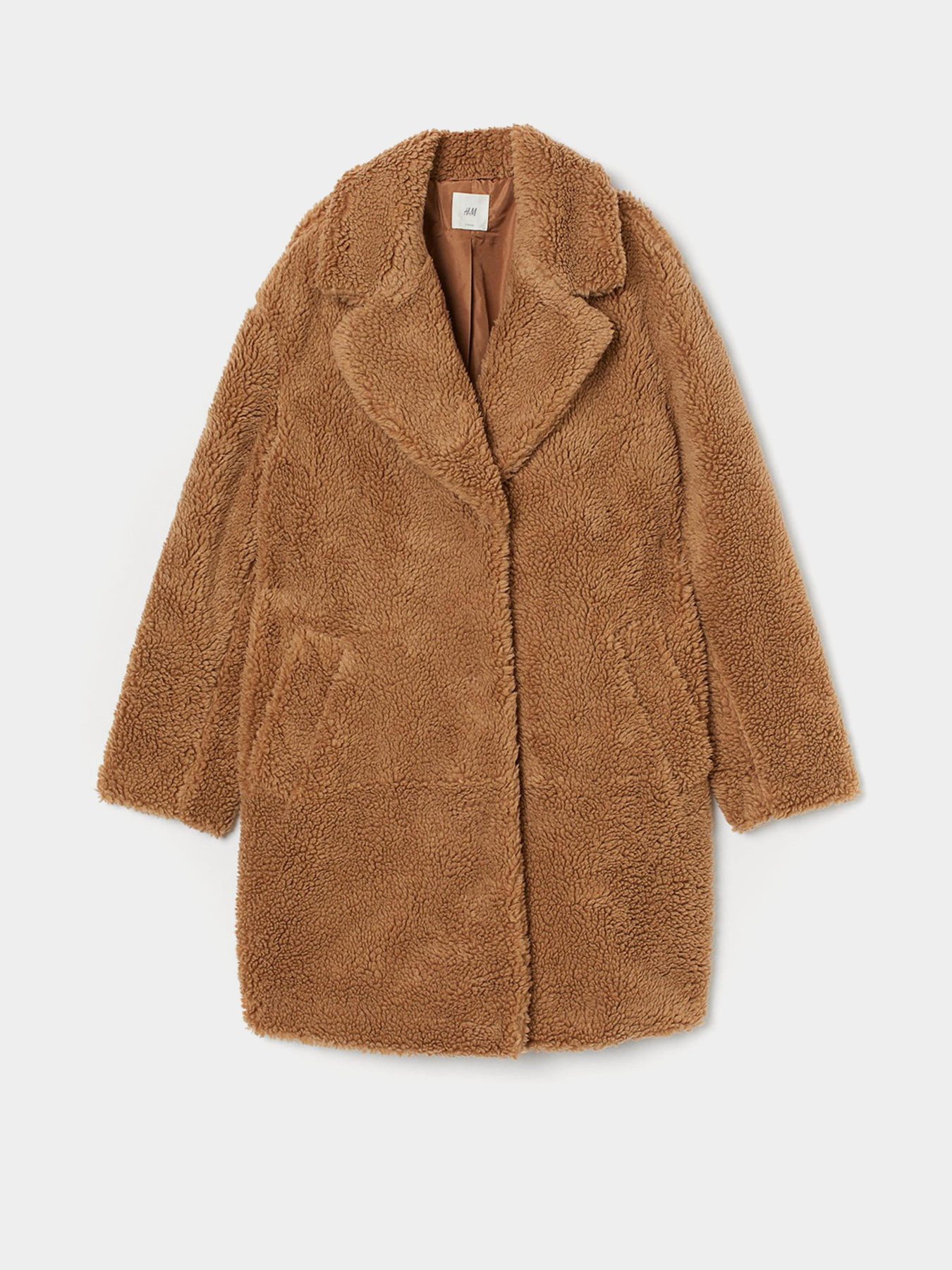 Шуба H&M модель 8373250wer_Коричневый Фото