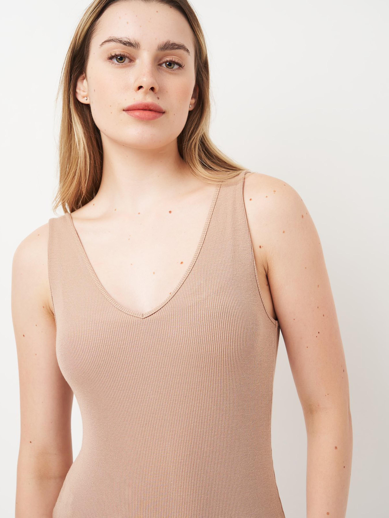 Боди H&M модель 2060309ral_Темно-бежевый Фото