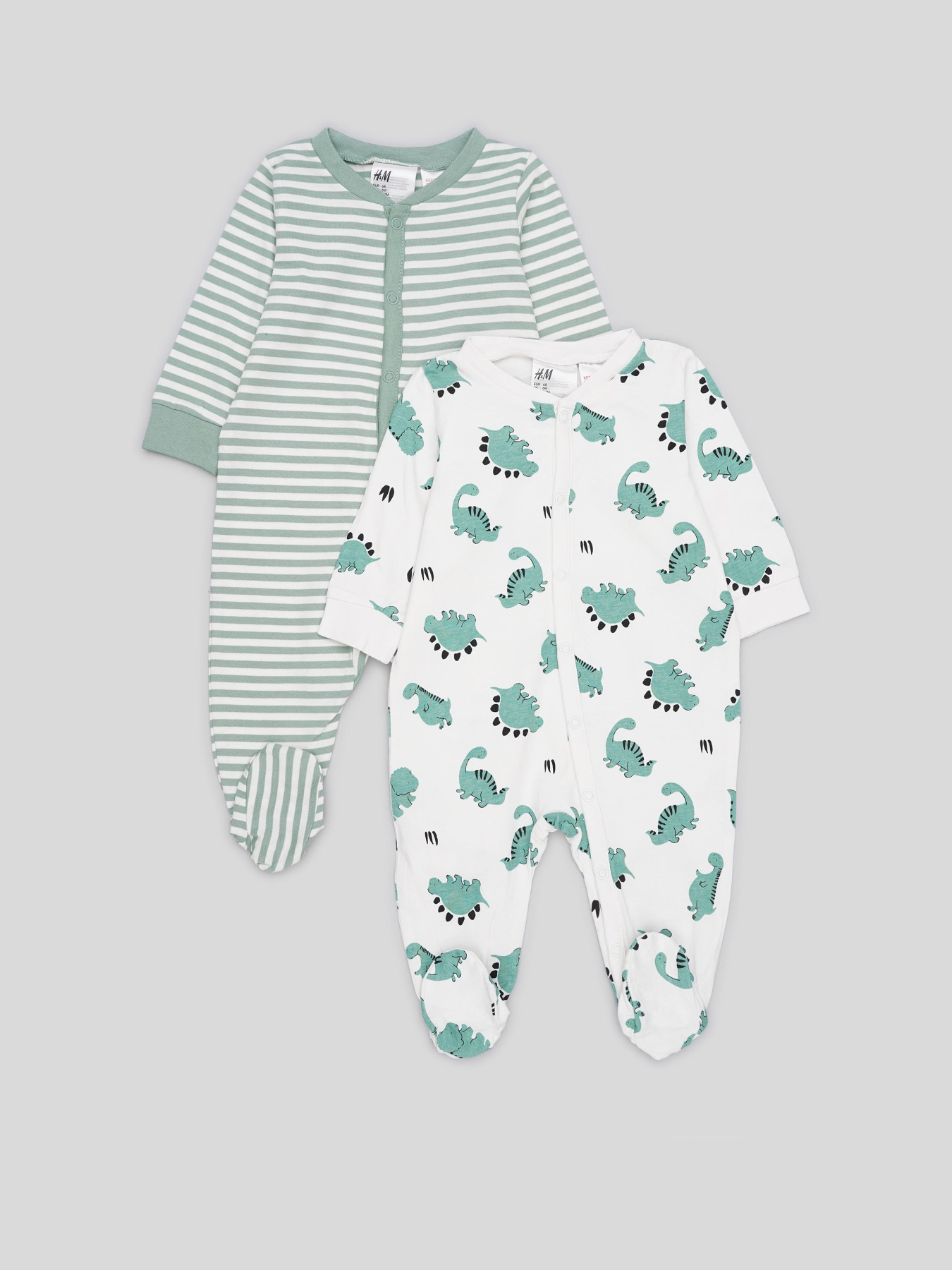 Нательный комбинезон H&M модель 6940462arl_Бело-зеленый Нательный комбинезон H&M модель 6940462arl_Бело-зеленый Фото