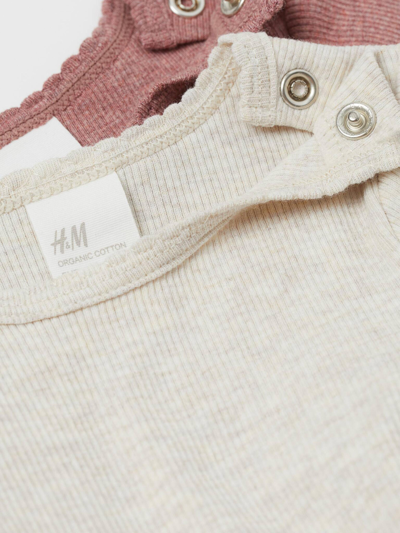 Боді для немовлят H&M модель 9006732kwer_Бежево-розовый Фото