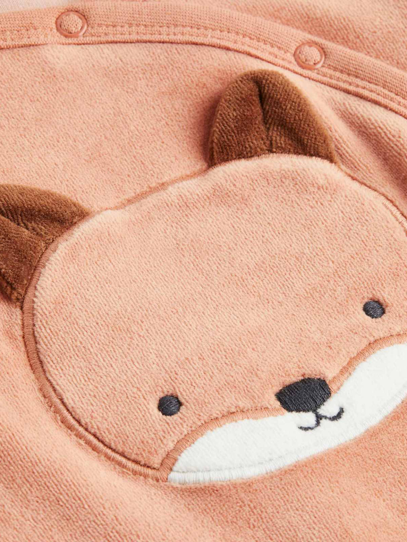 Нательный комбинезон H&M модель 10854126kwer_Пудровый Фото