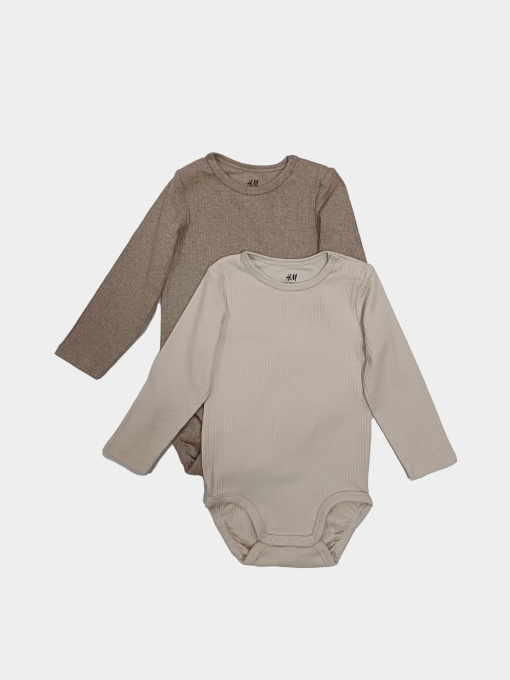 Боди для младенцев H&M модель 9935984kwer_Бежевый Фото