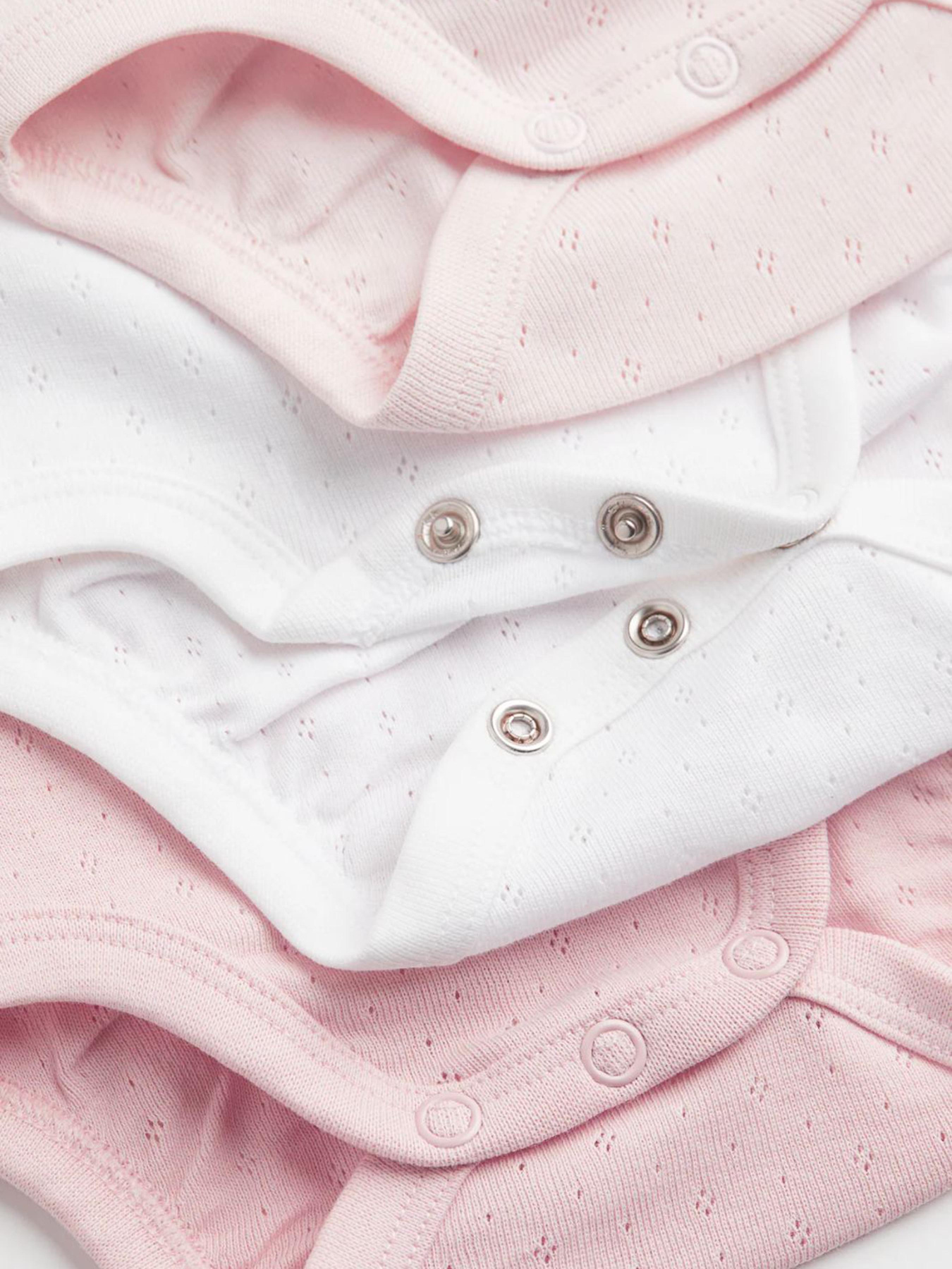 Боді для немовлят H&M модель 8323671kwer_Бело-розовый Фото