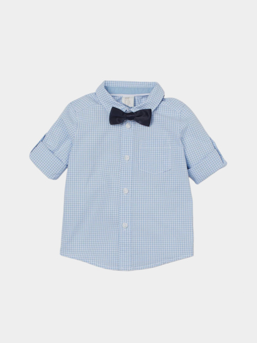 Рубашка H&M модель 76883911kwer_Светло-голубой Фото