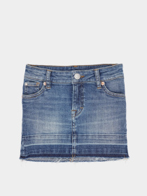 Джинсовая юбка H&M модель 2014590arl_Синий вымытый Фото