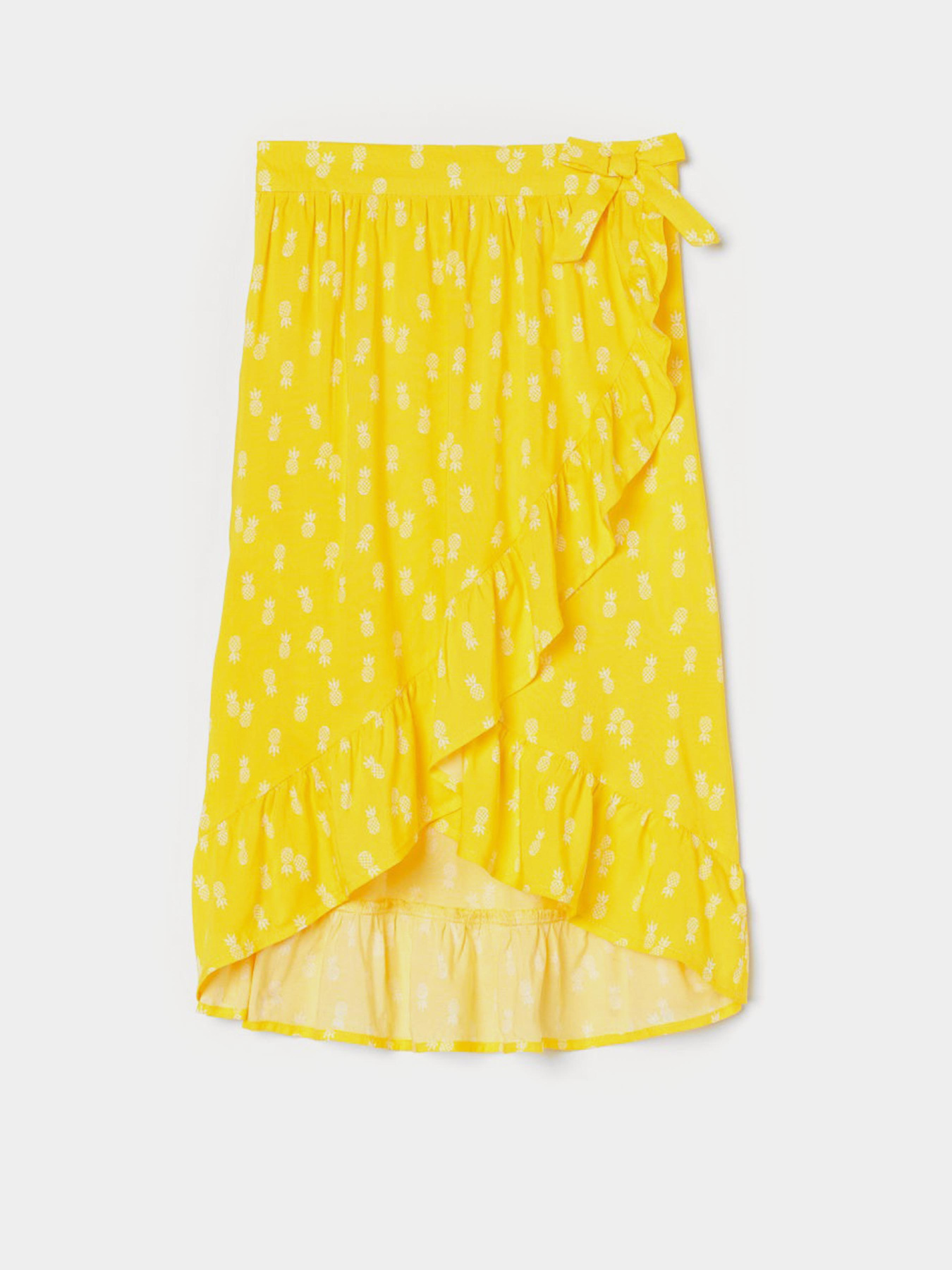 Юбка миди H&M модель 9713643kwer_Желтый Фото