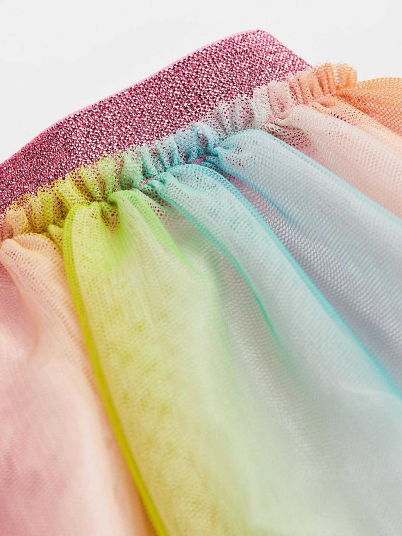 Юбка мини H&M модель 8700436kwer_Комбинированный Фото