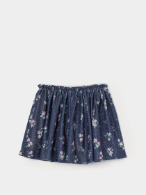 Юбка мини H&M модель 8061641kwer_Темно-синий Фото