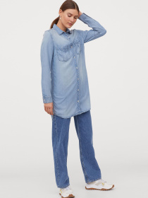 Туніка H&M модель 3016561RP5_Голубой Фото