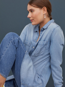 Туніка H&M модель 3016561RP5_Голубой Туніка H&M модель 3016561RP5_Голубой Фото