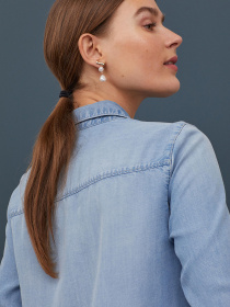 Туніка H&M модель 3016561RP5_Голубой Туніка H&M модель 3016561RP5_Голубой Фото