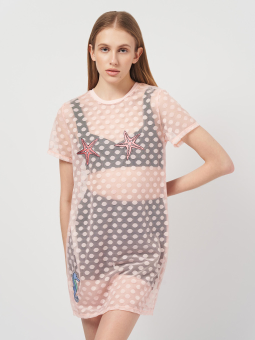 Туника H&M модель 2589650arl_Пудровый Фото