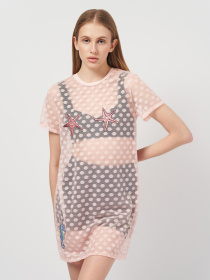 Туника H&M модель 2589650arl_Пудровый Фото