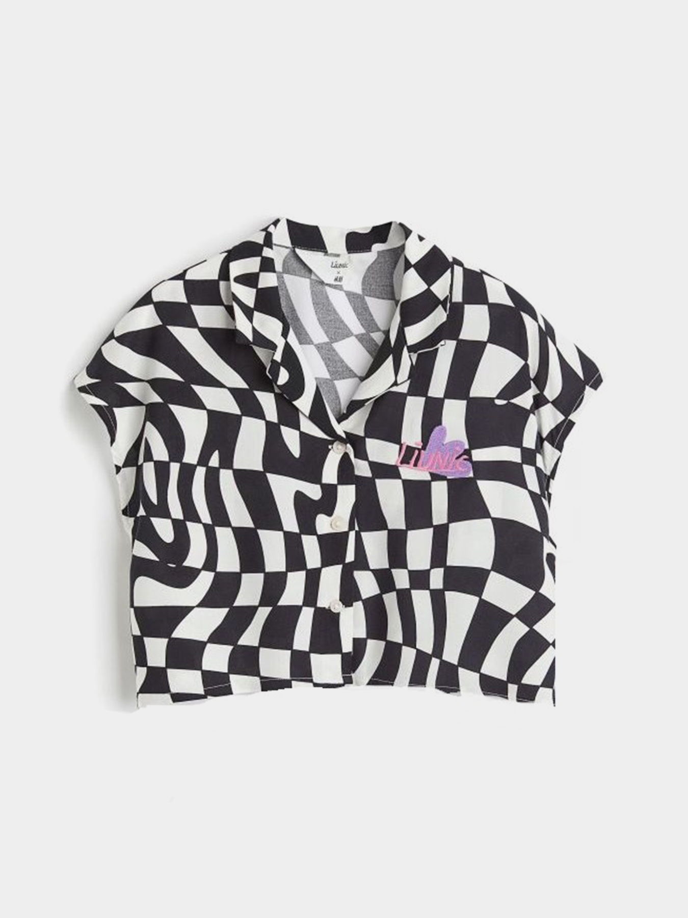 Блуза H&M модель 1044841arl_Черно-белый Фото