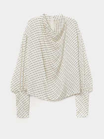 Блуза H&M модель 8437451wer_Молочный Фото